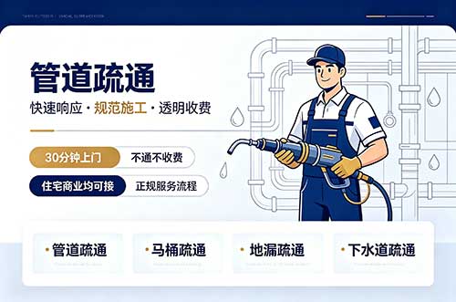 汕尾管道疏通