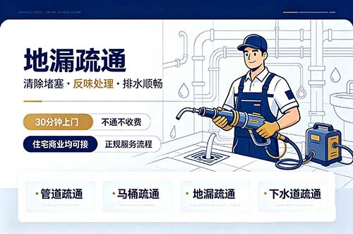 汕尾地漏疏通